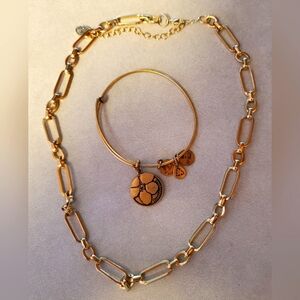 Granddaughter Bracelet + Gold-Toned Necklace
